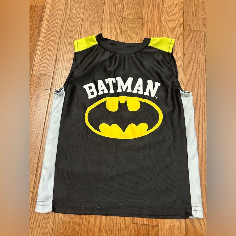 Kid Batman Basketball Jersey Tank Top
